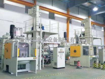 自動進出轉臺式拋丸機