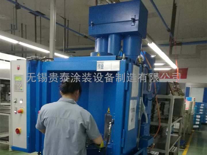 自動轉臺式噴砂機